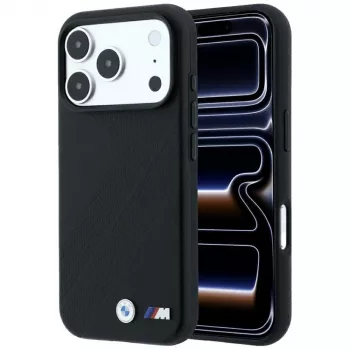 BMW M Tire Track Metal Logo MagSafe-Hülle für iPhone 18 Pro / 17 Pro - Schwarz