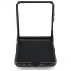 Karl Lagerfeld Karl & Choupette Saffiano Pins Hülle für Samsung Galaxy Z Flip5 - Schwarz