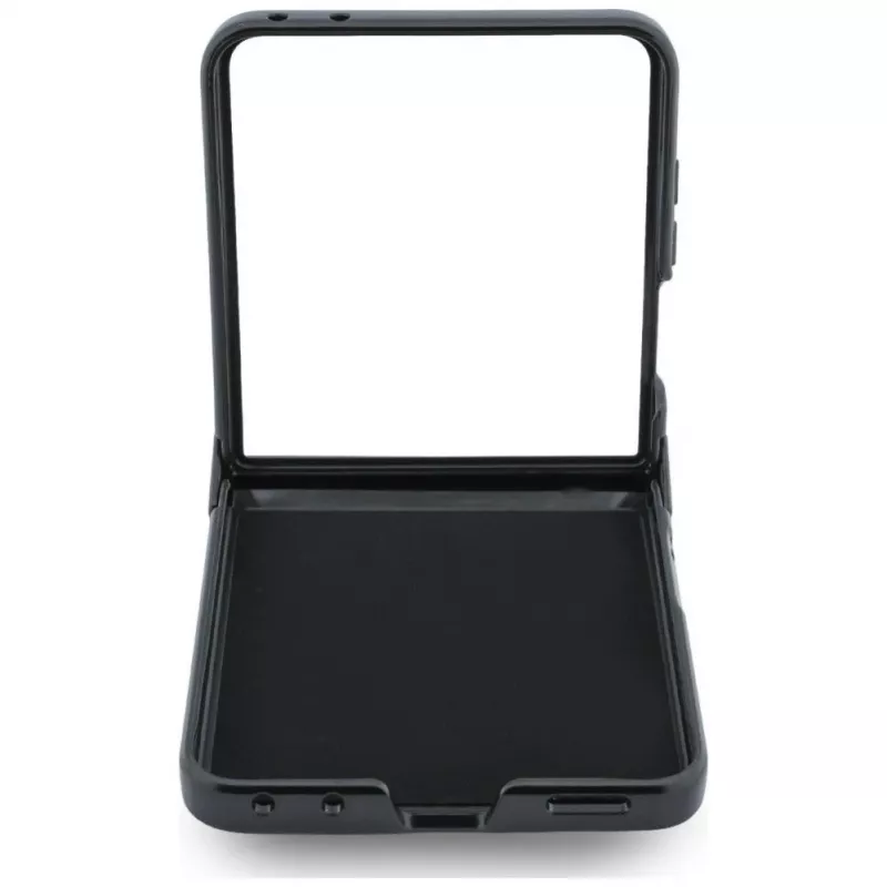 Karl Lagerfeld Karl & Choupette Saffiano Pins Hülle für Samsung Galaxy Z Flip5 - Schwarz