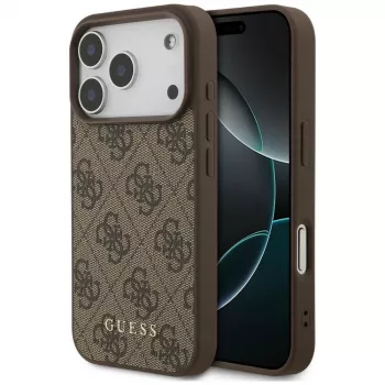 GUESS 4G Classic Hülle für iPhone 18 Pro / 17 Pro - Braun
