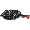 Butterfly Ovtcharov Black Tischtennisschläger - konkaver Griff, Wakaba-Beläge, 5-fach Holz, ITTF-zugelassen