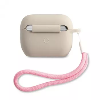 GUESS Vintage Silikonhülle für Apple AirPods Pro - Grau Pink