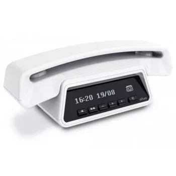 ALCATEL 8517180090 Twin DECT Schnurlostelefon mit Anrufbeantworter, Schwarz