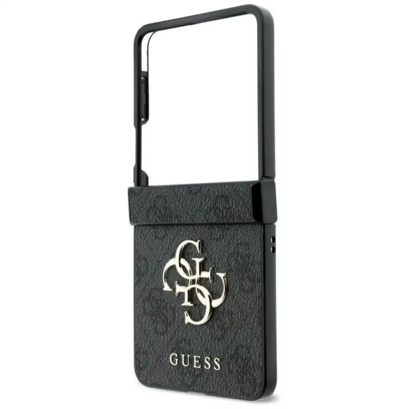 GUESS Big 4G Logo Hülle für Samsung Galaxy Z Flip 5 - Schwarz