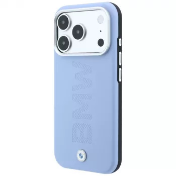 BMW Sign Centered Deboss MagSafe Hülle für iPhone 18 Pro / 17 Pro - Blau