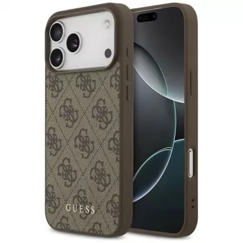 GUESS 4G Classic Hülle für iPhone 18 Pro Max / 17 Pro Max - Braun
