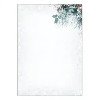 SIGEL Weihnachtsbriefpapier Eucalyptus Magic A4 90 g/m² 100 Blatt