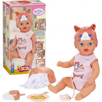 ZAPF CREATION Zapf Baby born Lena Cat 36cm Soft Body Puppe