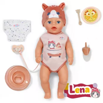ZAPF CREATION Zapf Baby born Lena Cat 36cm Soft Body Puppe