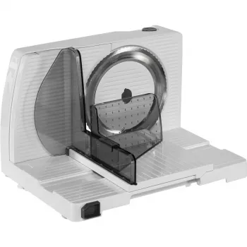 Ritter Markant 7 Weiß Elektrische Küchenmaschine Aufschnittmaschine 170mm Edelstahl Wellenschliffmesser 65W Eco Motor