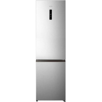Gorenje NRK620EAXL4 Freistehender Kühl- und Gefrierschrank, 331L Gesamtkapazität, NoFrost Plus, Edelstahl-Optik, Energieklasse E