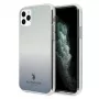 U.S. POLO ASSN. US Polo USHCN58TRDGLB iPhone 11 Pro blaue Gradientenmuster-Rückabdeckung
