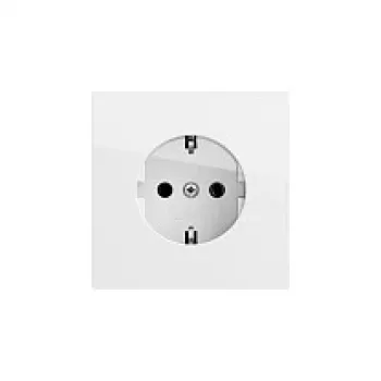 Gira 446670 SCHUKO-Steckdose, Unterputz, Reinweiß glänzend, 16 A, 250 V, System 55