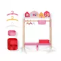 ZAPF CREATION BABY born Kleiderstange Puppenkleiderschrank mit Aufbewahrungsboxen und Bügeln