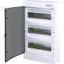 ECT36PT-S Kunststoff-Verteiler NT 36M 3x 12M N+PE IP40 IK07 526x287x112 Rauchglas-Tür Weiß DIDO