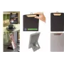 SIGEL Menü-Klemmbrett KB224 Hellgrau Braun A4 PU MDF