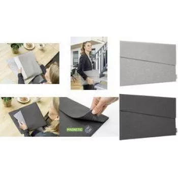 SIGEL BA500 14 Zoll Laptop- & Tablet-Hülle Hellgrau 100% recyceltes PET