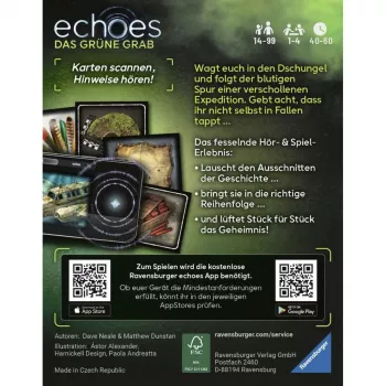 Ravensburger echoes Das grüne Grab Audio Mystery Spiel