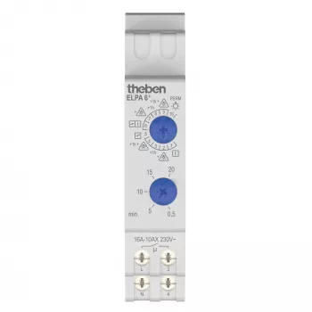 THEBEN TLZ 0.5-20 min Treppenhaus-Zeitschalter ELPA6plus 3600W 3-/4-Leiter für LED optimiert