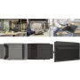 SIGEL BA511 Filz-Laptop-Hülle bis 16 Zoll mit Standfunktion, Grau