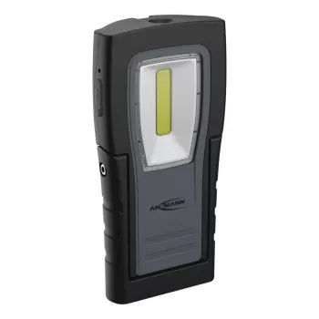 ANSMANN WL400R wiederaufladbare LED-Werkstattlampe, 400 lm, COB-LED, 6500K, IP54, Magnetfuß, USB-C