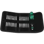 Wera Kraftform Kompakt 60 Torque Multi-Bit Ratschen-Schraubendreher-Set, 17-teilig, 1/4 inch Sechskant-Bits, Rapidaptor-Schnellwechsel-Spannfutter, Hex-Plus, Falt-Etui
