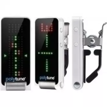 TC Electronic PolyTune Clip Stimmgerät - polyphon, chromatisch, Strobe, auto-orientierende LED, Schwarz