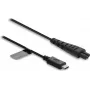 Delock USB Type-C™ Ladekabel 5 V für Elektrorasierer kompatibel mit Remington HC4250, MB4200, MB6850 Serie – 1,2 m Ersatzkabel, Schwarz