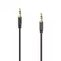 Hama Basic Line 3,5-mm-Klinken-Audiokabel, Stecker auf Stecker, 3 m, Schwarz
