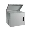 EFB 19 inch Wandgehäuse 9U Tiefe 450mm IP55 vormontiert RAL7035 Grau