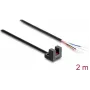 Delock Lichtschranke Gabelförmig 5 mm L-Typ mit 4 offenen Kabelenden PNP L/D umschaltbar 2 m