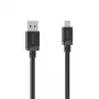 Hama USB-A auf Micro-USB Kabel, 2 m, Schwarz