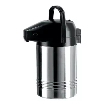 EMSA President Vakuumisolierte Thermokanne 3,0L Edelstahl Schwarz