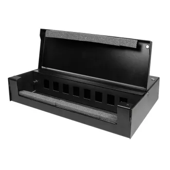 LogiLink Konsolidierungspunkt-Box für 8 oder 12 Keystone-Module, Metall, Schwarz
