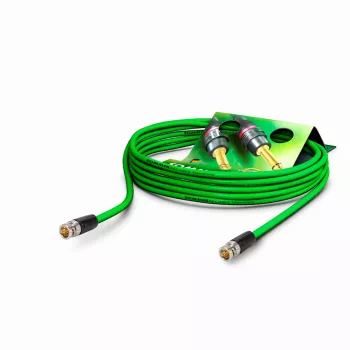 Sommer Cable SC-Vector 0.8/3.7 HD-SDI Video-Patchkabel, BNC-Stecker auf BNC-Stecker, 1 m, Schwarz