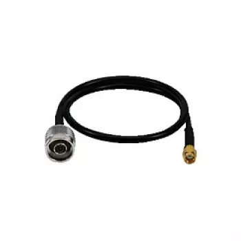 LogiLink WL0104 WLAN Pigtail-Kabel, N-Stecker auf RP-SMA, 0,5 m, Schwarz