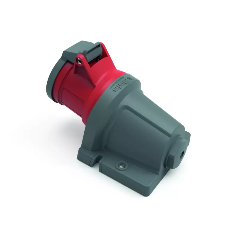 Bals INNOLINQ QC 110624 Wandsteckdose, 16 A, 5-polig, 400 V, 6h, IP44, rot