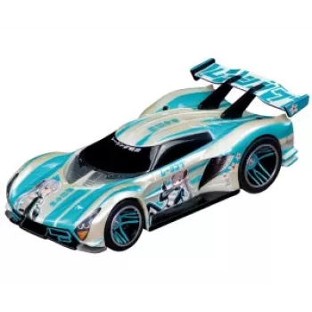 Carrera GO Kaze Dash Elektrisches Slotcar-Rennset 1:43 Maßstab mit Loop und Überführung, 2 Autos, 2 Controller, 3,6 m Bahn, ab 6 Jahren