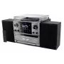 Soundmaster MCD5600SW Stereo-Musikcenter mit DAB+ Radio, CD-Player, Plattenspieler, Doppelkassettendeck, Bluetooth, USB-Recording - Schwarz