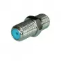 WISI DV 46HQ F-Buchse auf F-Buchse Koaxialadapter, 75 Ohm, 5-2400 MHz, Klasse A Schirmung, vernickeltes Messing