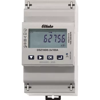 Eltako DSZ16DE-3x100A Dreiphasen-Energiezähler, Direktmessung, ungeeicht, 100 A