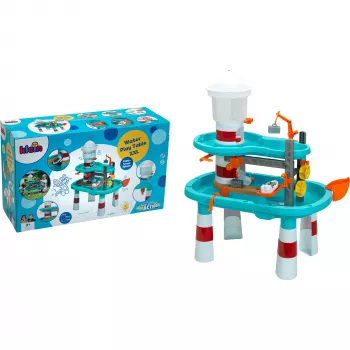 THEO KLEIN Aqua Action Wassertisch XXL, Leuchtturm-Spritzer