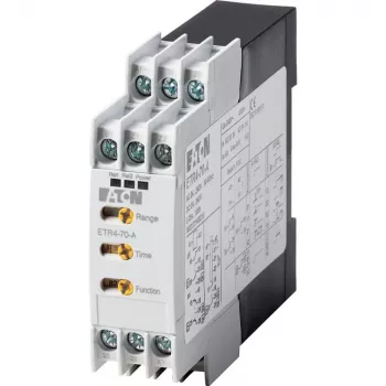 Eaton ETR4-70-A Multifunktions-Zeitrelais, 24-240 V AC/DC, 2 Wechsler, 0,05 s-100 h, DIN-Schiene