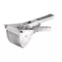 GEFU Kartoffelpresse PANTARA aus Edelstahl mit ergonomischem Griff, Silber/Schwarz
