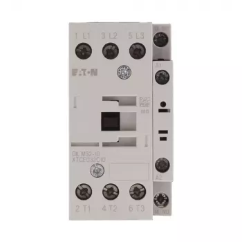 Eaton DILM32-10 Leistungsschütz, 3-polig, 32 A, 230 V AC 50 Hz / 240 V AC 60 Hz Spule, 1 NO Hilfskontakt