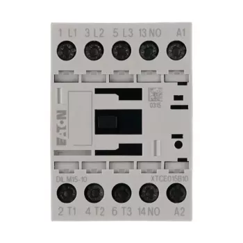 Eaton DILM15-10 24 V DC Leistungsschütz, 3-polig, 15 A, 7,5 kW, 1 NO Hilfskontakt