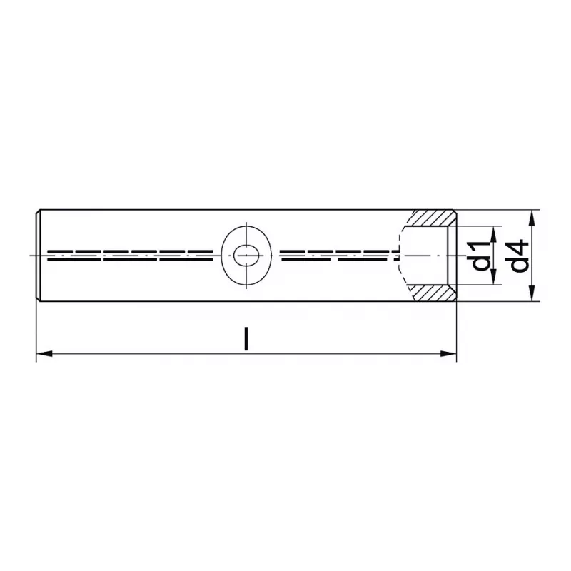 Klauke 228R Aluminium-Pressverbinder 95 mm² Crimpverbinder
