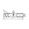 Klauke 553R Rohr-Schraubverbinder, 16 mm², Lötloch, Messing, verzinnt