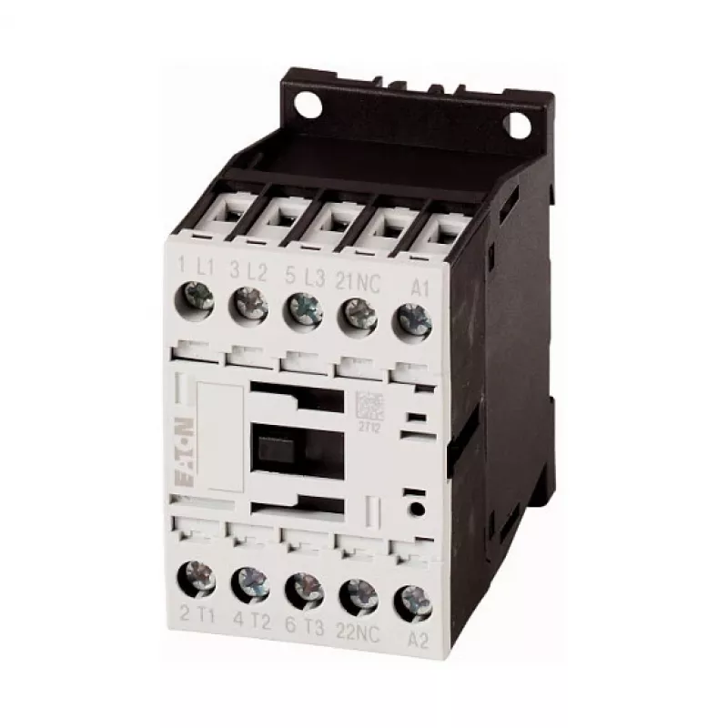 EATON Moeller DILM9-01 24 V DC 3-poliges Schütz, 9 A, 4 kW, 1 NC Hilfskontakt, Schraubanschlüsse, Hutschienenmontage
