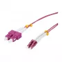 SYNERGY21 OM4 Duplex Glasfaser-Patchkabel LC-SC 1,5m 50/125µm LSZH Aqua